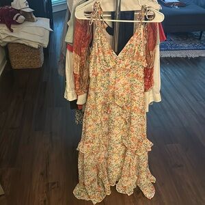 Red Dress Boutique Midi Floral Dress